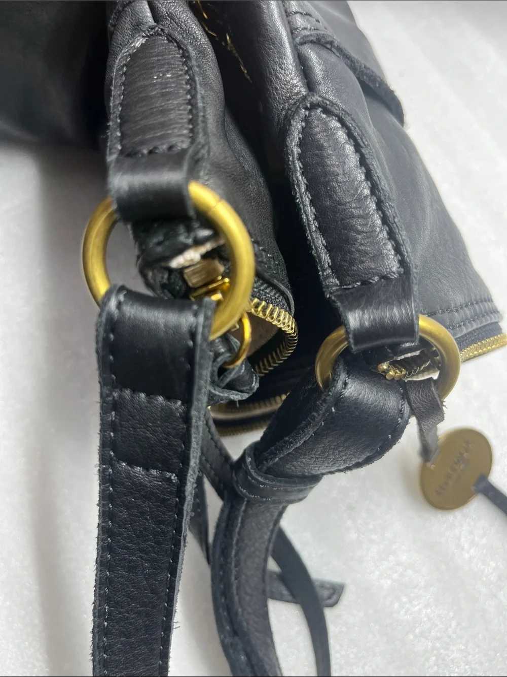 Margot Leather Crossbody Black Soft Leather